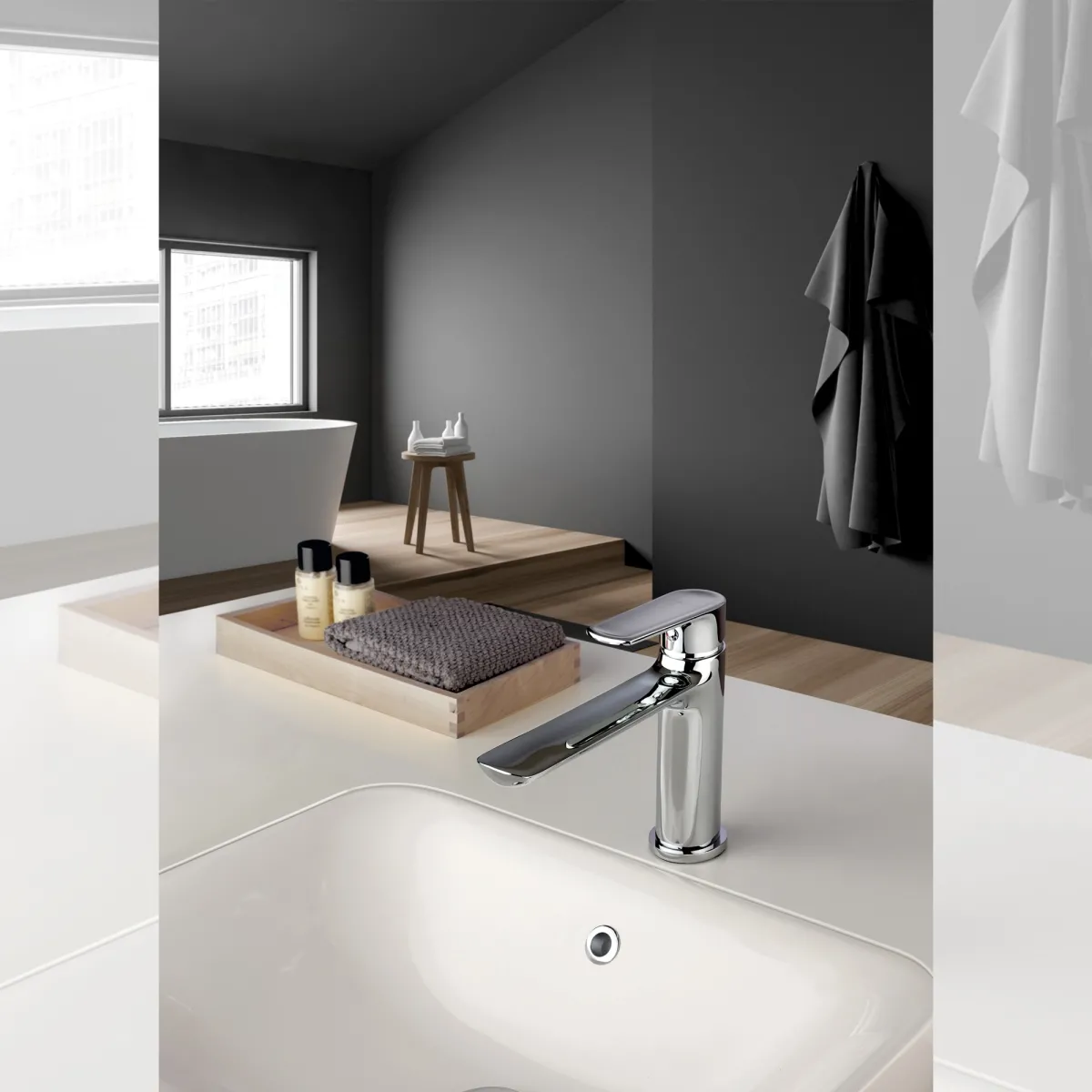Rubinetto monoleva lavabo