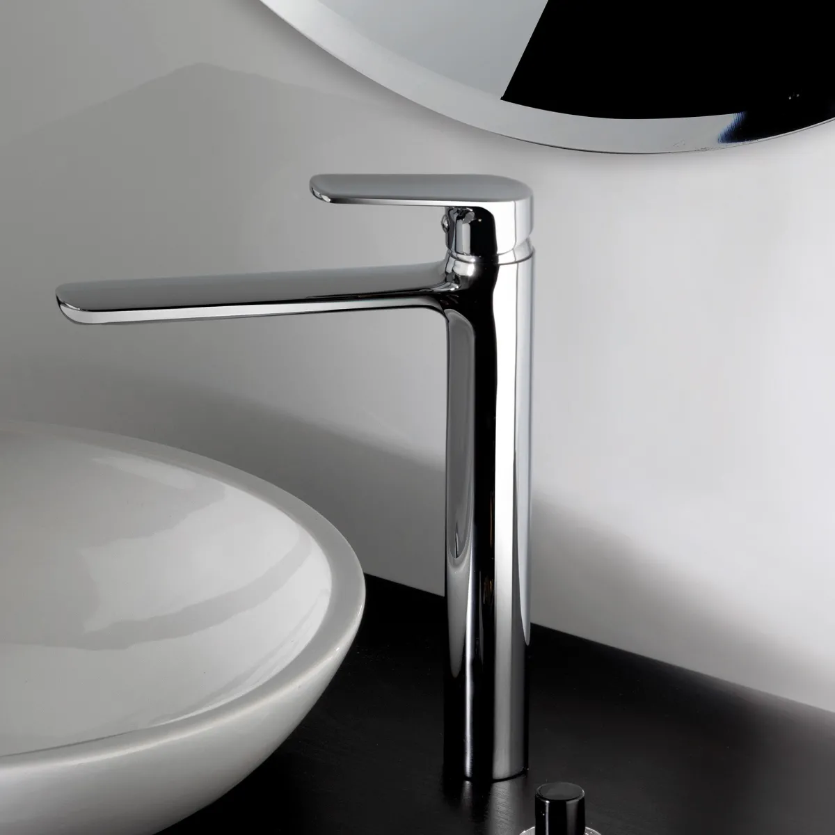 Miscelatore canna alta lavabo monocomando di design Funky