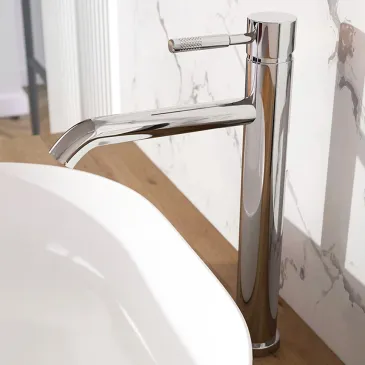 Rubinetto lavabo a canna...