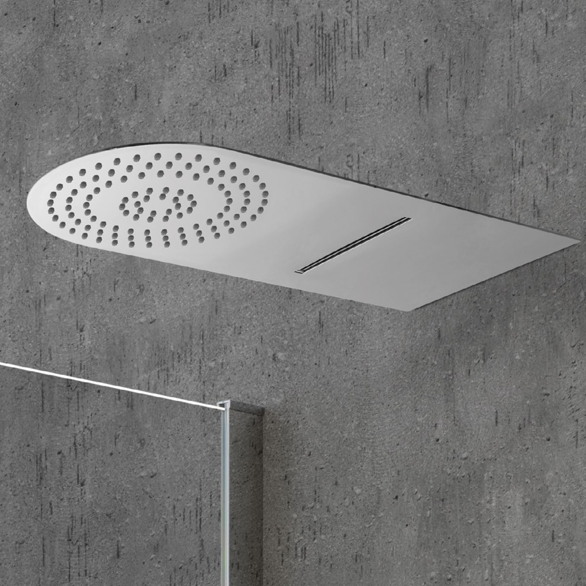 Pomme de douche ronde cascade | Pluie de mur