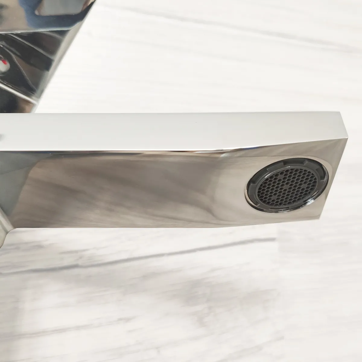 Miscelatore lavabo 1 leva quadrato cromato Manhattan