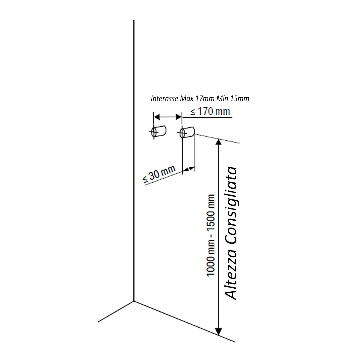 Weiße Wasserfall-Hydromassage-Duschsäule | SMARAGD