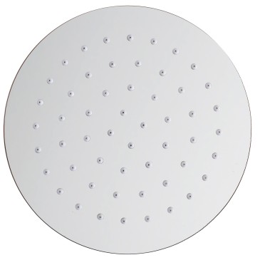 Soffione Doccia Tondo in Acciaio 20cm