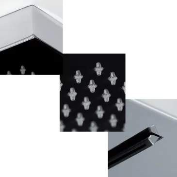 Pommeau de douche mural effet cascade | Mondialshop