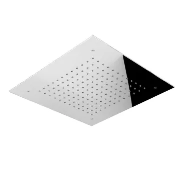 Pommeau de douche encastré SuperMirror 30x30 en acier inoxydable | Mondialshop