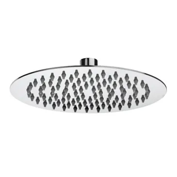 Soffione doccia tondo in acciaio inox da 20cm | Mondialshop
