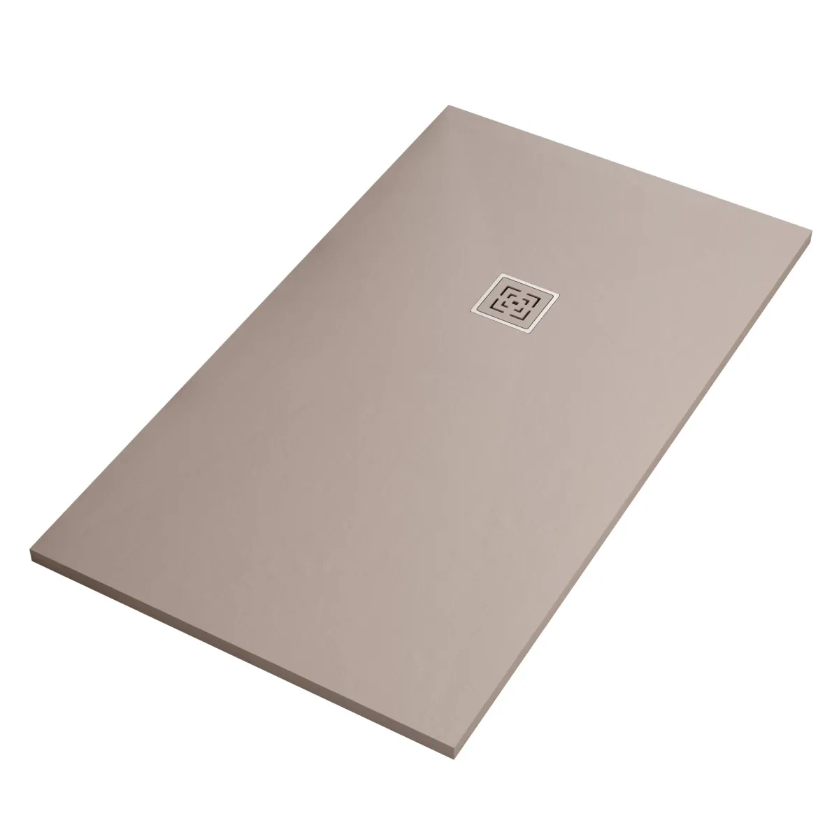 Sandharz-Duschwanne mit seitlichem Loch PASSION