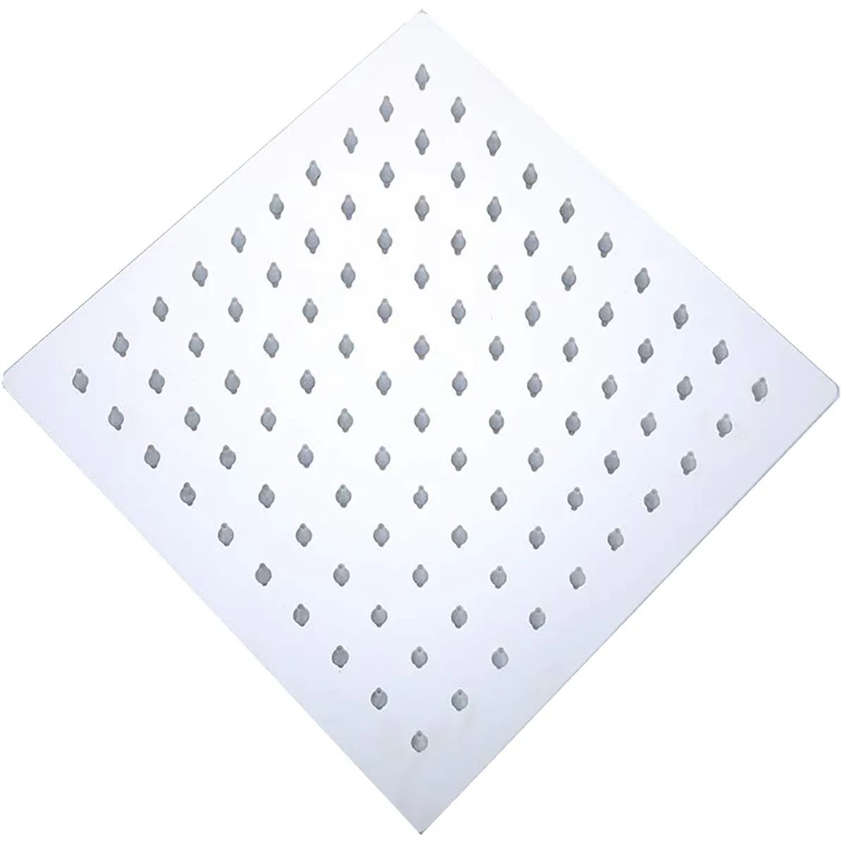 Pomme de douche carrée en acier 20 25 30 40