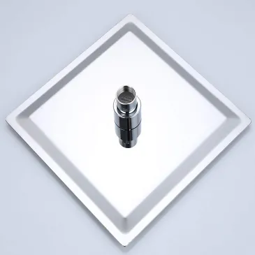 Pommeau de douche carré en acier, 4 tailles | Mondialshop