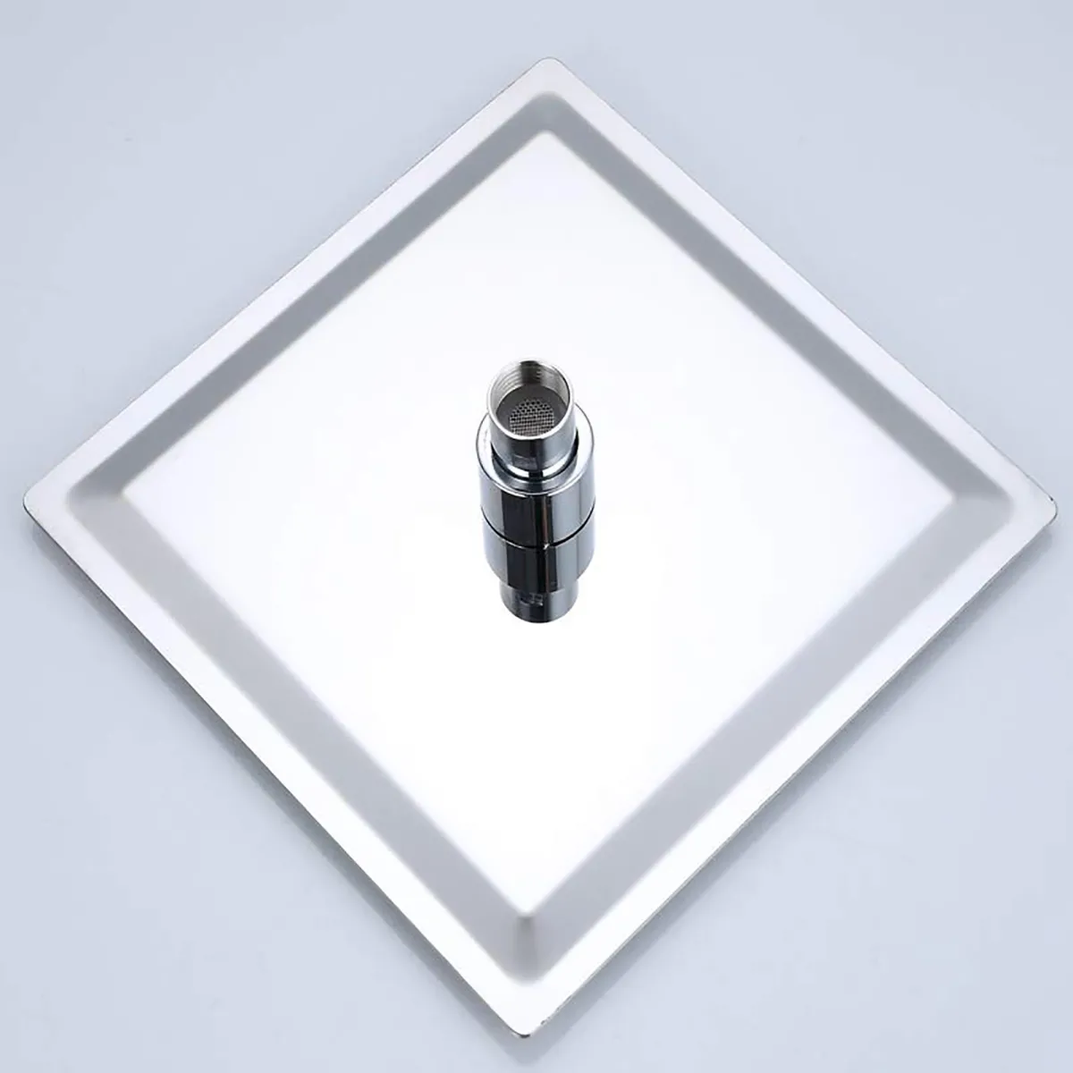 Quadratischer Duschkopf aus Stahl, 4 Größen | Mondialshop