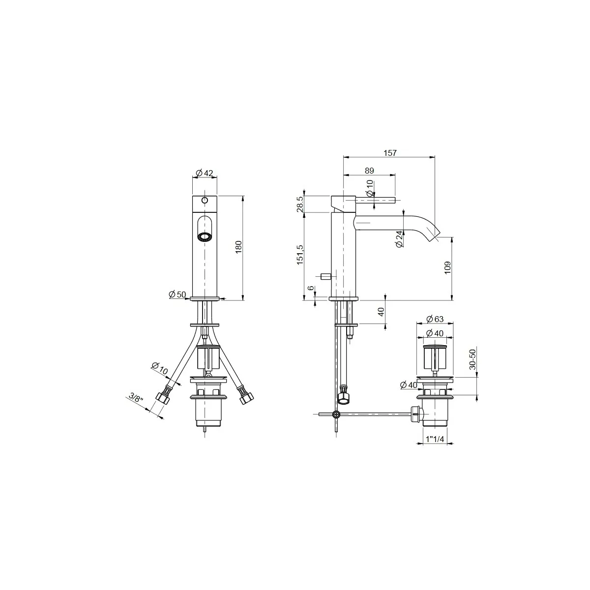 Rubinetto Miscelatore Jackie Bocca Lunga Cromo | Mondialshop