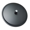 Colonna doccia nera con soffione 25 o 30 miscelatore con due uscite Termostatico e doccetta | Piave Black