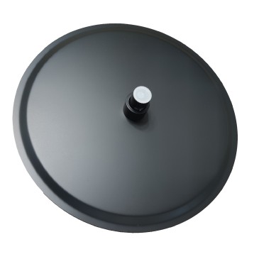 Soffione in acciaio inox nero