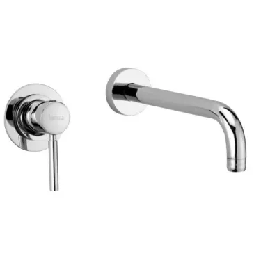 Gruppo lavabo a parete con bocca cromato Jackie