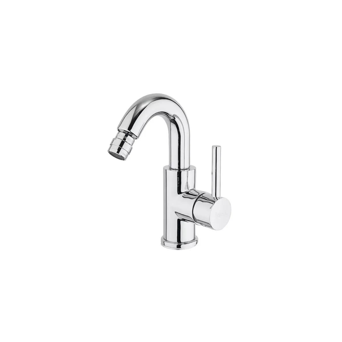 Rubinetto monoleva per bidet con bocca girevole cromato Jackie