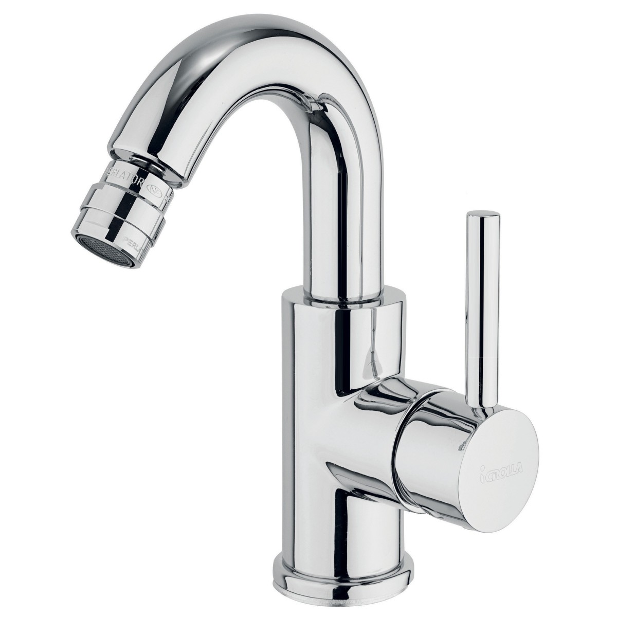 Miscelatore bidet con bocca girevole cromato Jackie