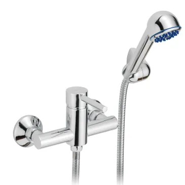 Pommeau de douche chromé Jackie avec kit | Mondialshop
