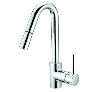 Miscelatore lavabo con doccia estraibile cromato Jackie