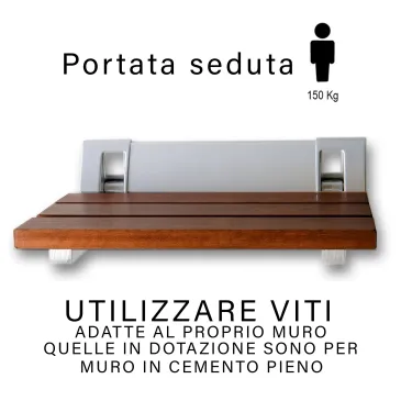 Sedile a parete per doccia...