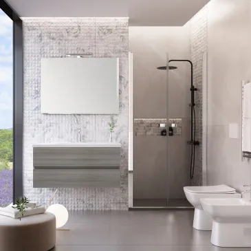 Mobile sospeso da 100cm Grigio Eucalipto MOOD-756