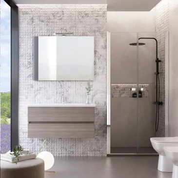 Mobile bagno sospeso 100cm...