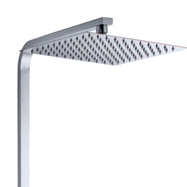 Colonne de douche sans mitigeur avec pommeau de douche et douchette comata 25X25 | JULIE