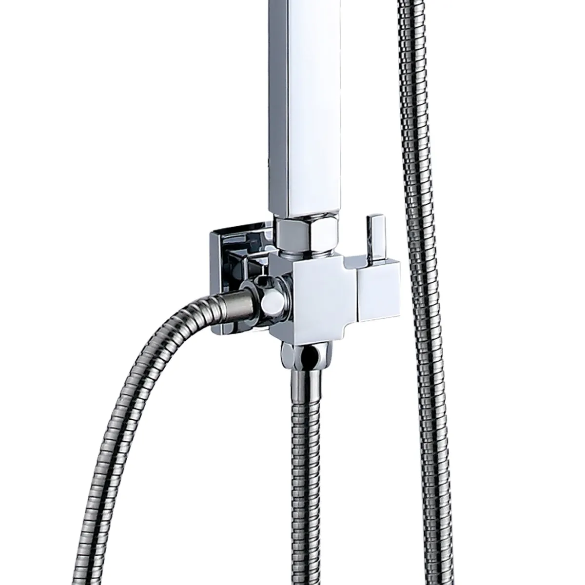 Barre de douche JULIE avec pommeau de douche 30x30 en...