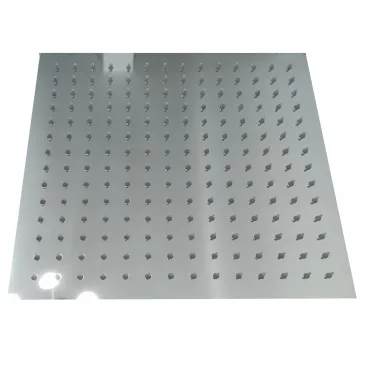Barre de douche JULIE avec pommeau de douche 30x30 en acier inoxydable | Mondialshop