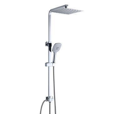 Saliscendi Doccia Quadrato 30x30 inox JULIE