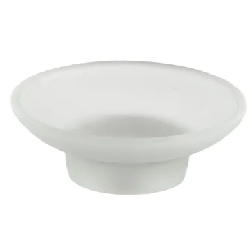 Porte-savon de comptoir avec soucoupe en verre