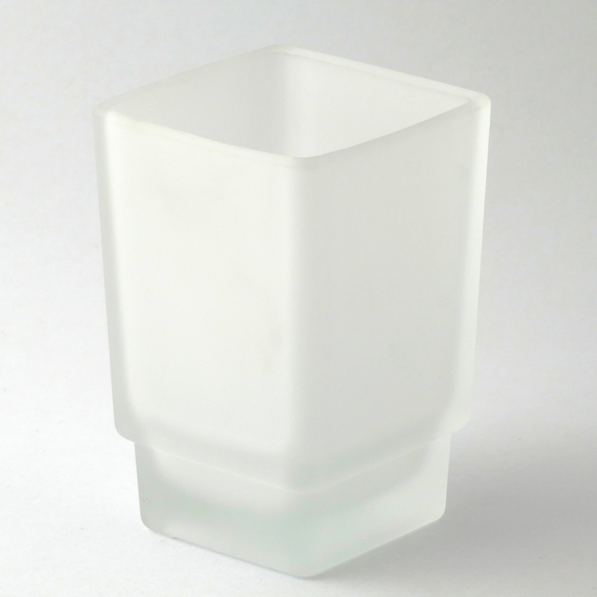 Quadratischer Zahnbürstenhalter aus Glas | Zürich