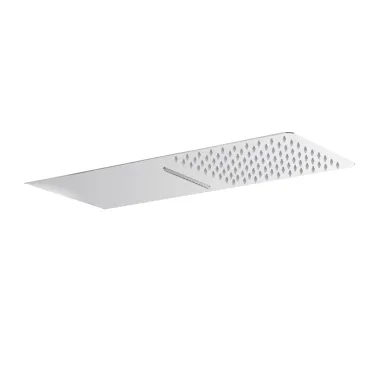 Pomme de douche cascade en acier inoxydable