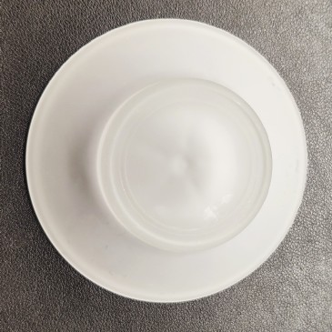Porte-savon de comptoir avec soucoupe en verre