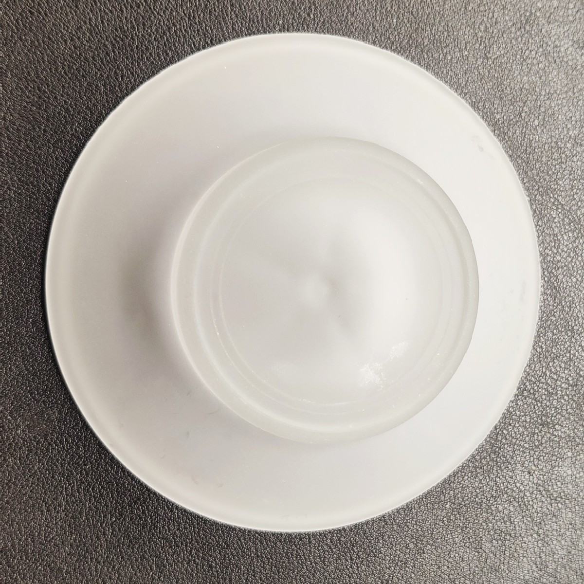 Porte-savon de comptoir avec soucoupe en verre