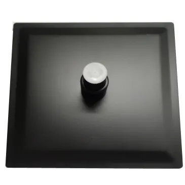 Colonne de douche thermostatique Este Black 20x20 | Mondialshop