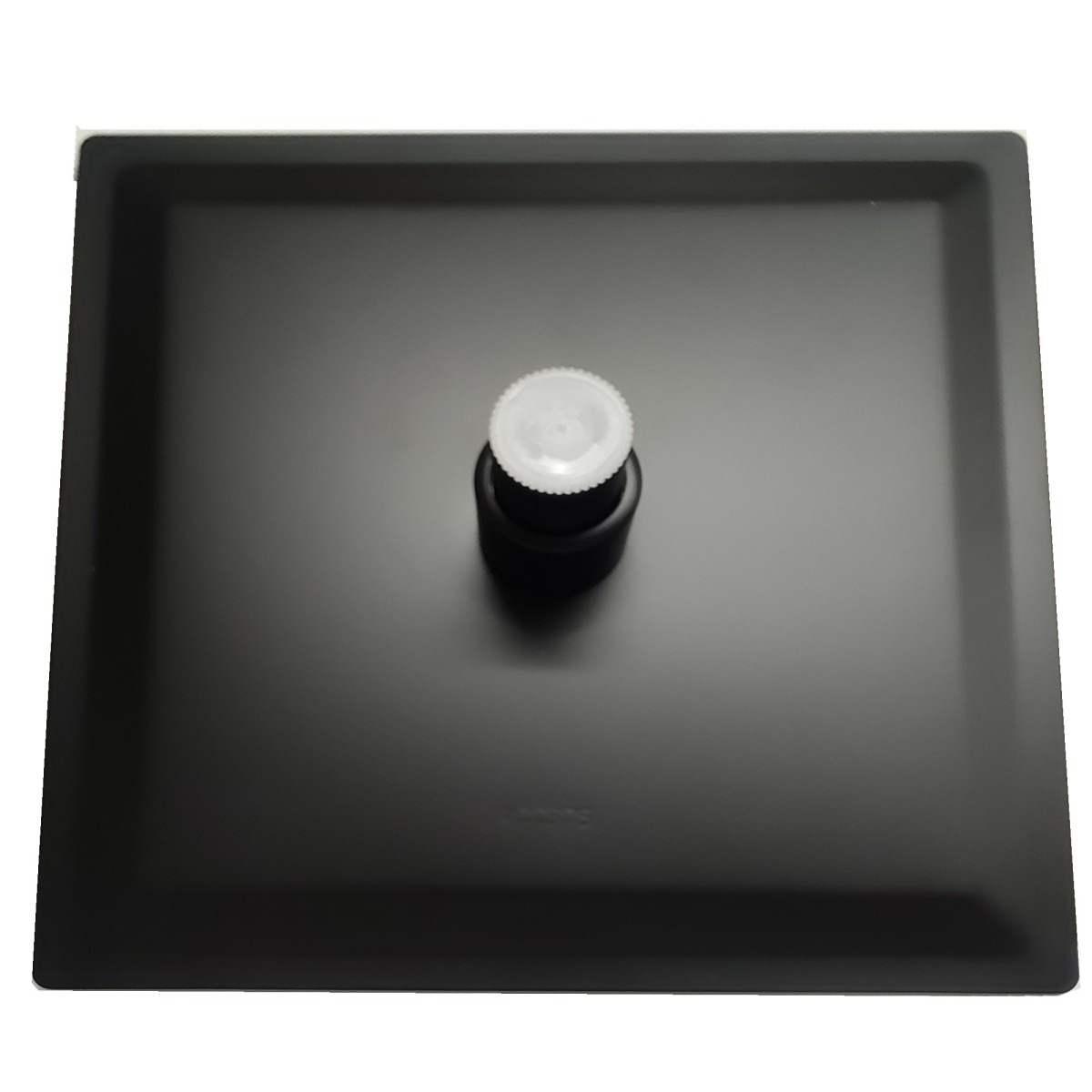 Colonne de douche noire avec mitigeur 2 voies pommeau de douche 20x20 en ABS Este Black