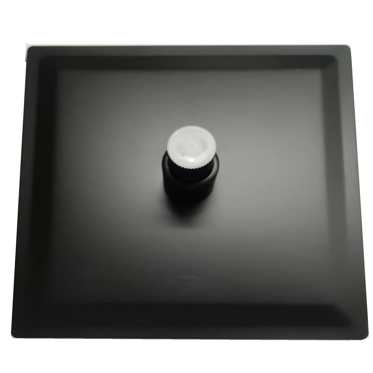 Colonne de douche noire avec mitigeur 2 voies pommeau de douche 20x20 en ABS Este Black