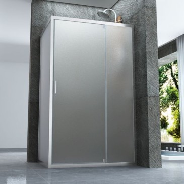 Box doccia due lati battente JADE opaco porta con movimento interno o esterno