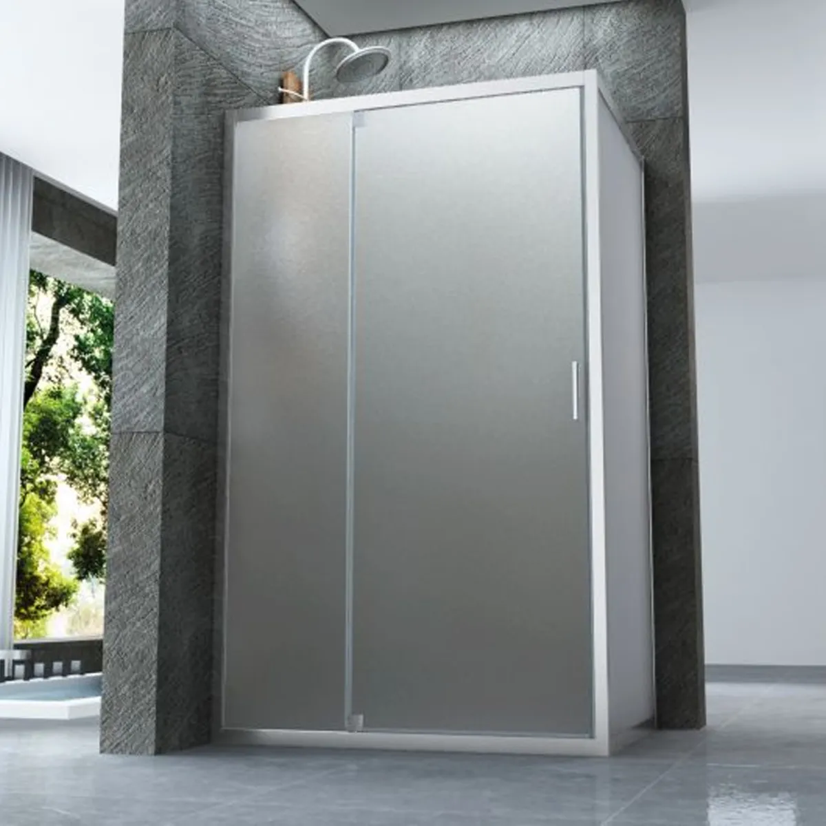 Box doccia due lati battente JADE opaco | Mondialshop