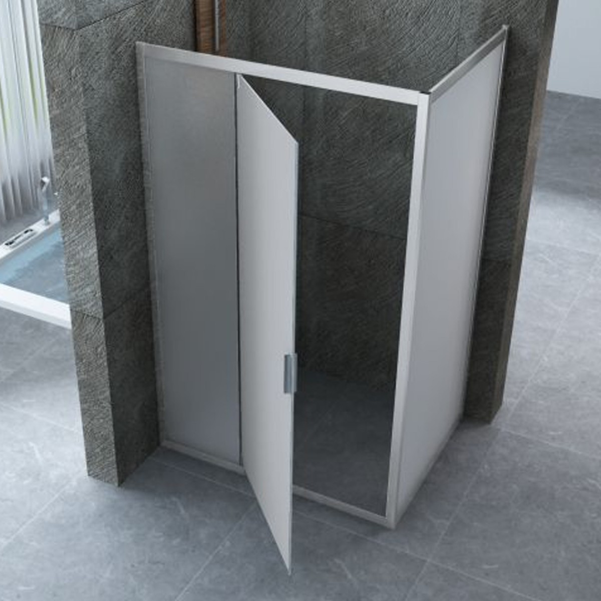 Box doccia due lati battente JADE opaco | Mondialshop