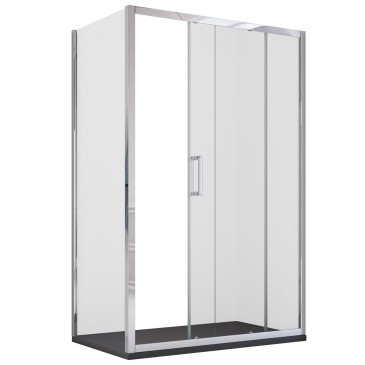Box Doccia Angolare 2 Lati H195 Scorrevole Agatina | Mondialshop