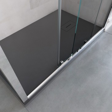 Box Doccia Angolare 2 Lati H195 Scorrevole Agatina | Mondialshop