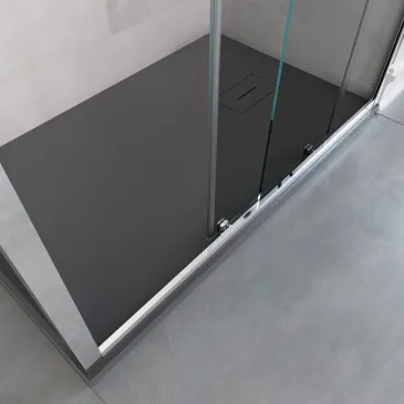 Box Doccia Angolare 2 Lati H195 Scorrevole Agatina | Mondialshop