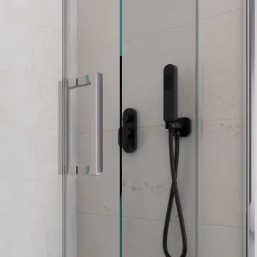 Box Doccia Angolare 2 Lati H195 Scorrevole Agatina | Mondialshop