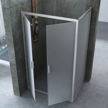 Kim 6 mm blickdichte Glas-Duschkabine | Mondialshop