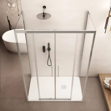 Cabine de douche trois...