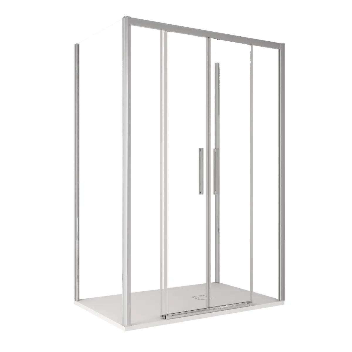 Dreiseitige Duschkabine LAGOA, 6 mm Glas,...