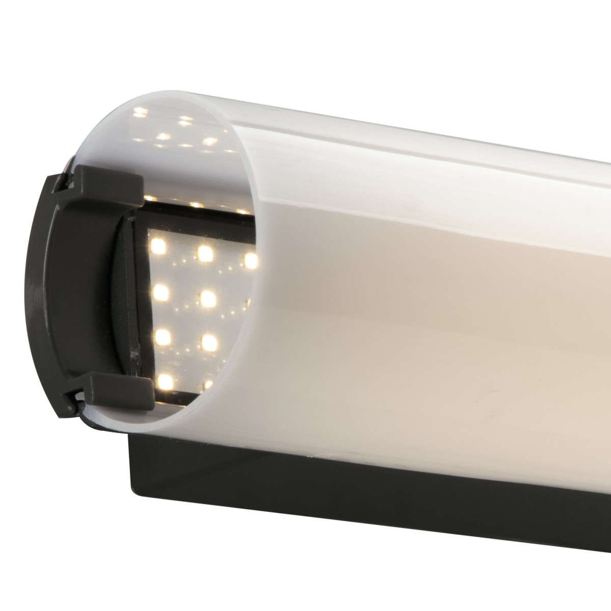 12W anthrazitfarbene LED-Außenwandleuchte Tube