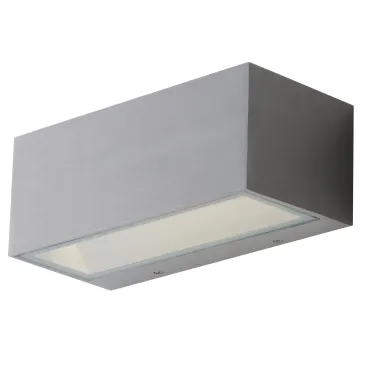 Applique da parete per esterno 12W nickel Box