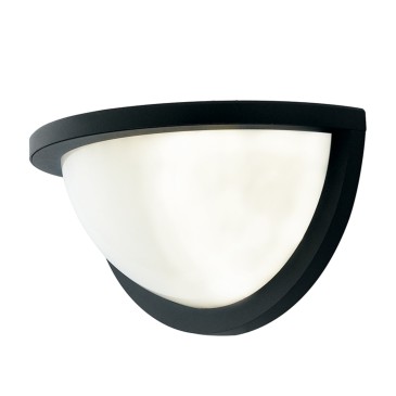 Applique murale extérieure LED noire 10W